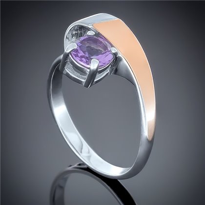 Перстень 406 аметист Rh Timofeev