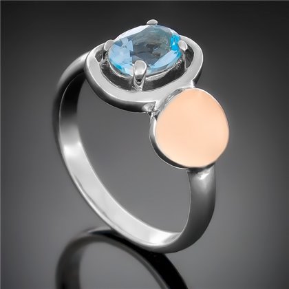 Перстень 399 топаз Rh Timofeev