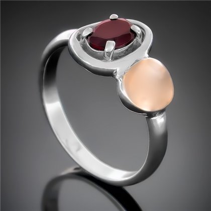 Перстень 399 гранат Rh Timofeev