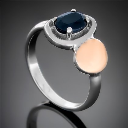 Перстень 399 альпініт синій Rh Timofeev