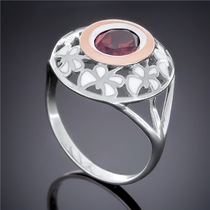Перстень 390 гранат Rh Timofeev