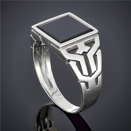 Перстень 588 онікс імітація Rh Timofeev