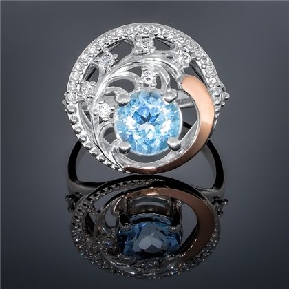 Перстень 378 топаз Timofeev