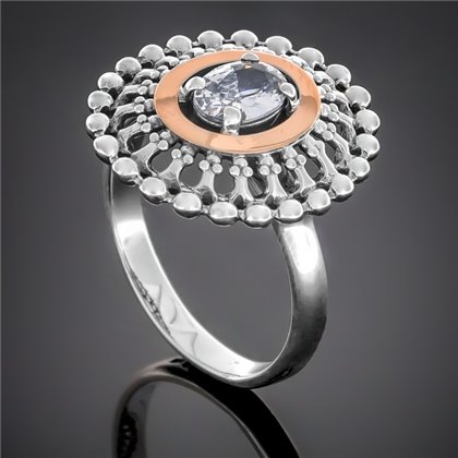 Перстень 274 цирконій білий Timofeev