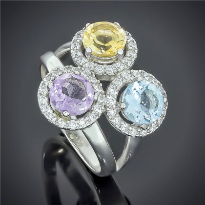 Перстень 565 кольоровий Rh Timofeev