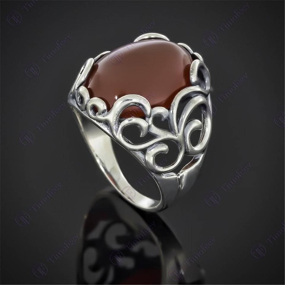 Перстень 592 сердолік Timofeev