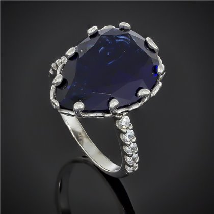 Перстень 602 альпініт синій Rh Timofeev
