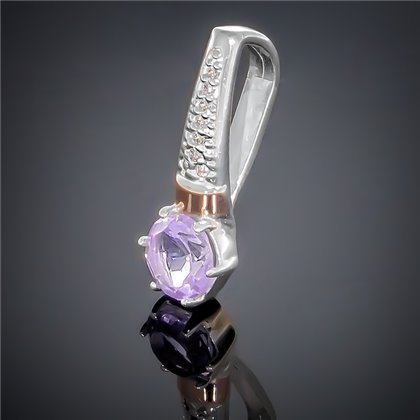 Підвіс 369 аметист Rh Timofeev