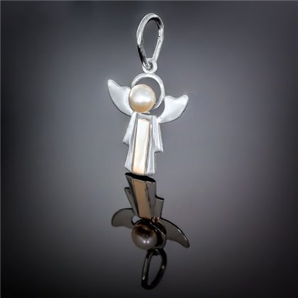 Підвіс 020 перлина біла Rh Timofeev