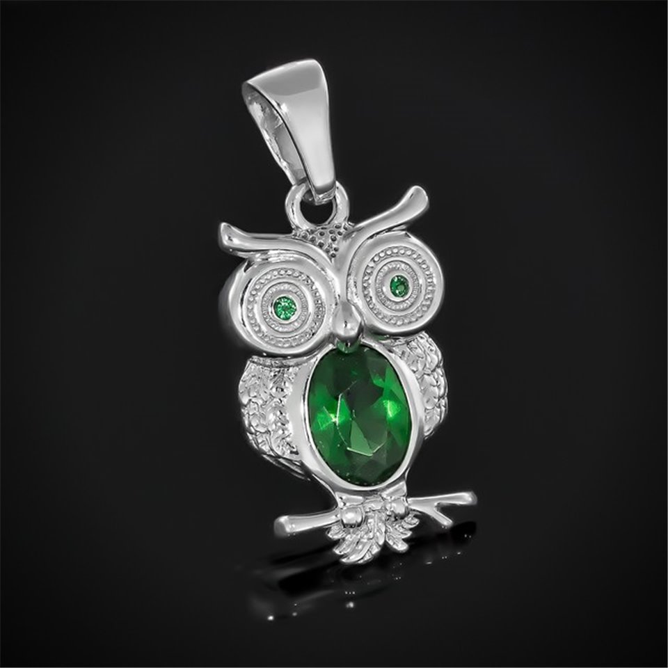 Підвіс 608 альпініт зелений/цирконій з. Rh Timofeev