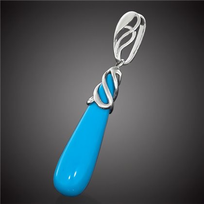 Підвіс 677 бірюза родій Timofeev