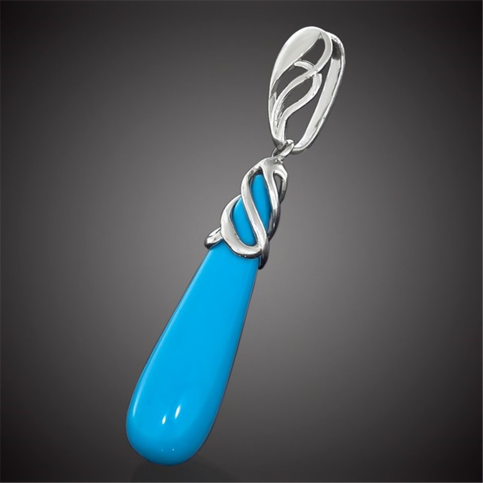 Підвіс 677 бірюза родій Timofeev