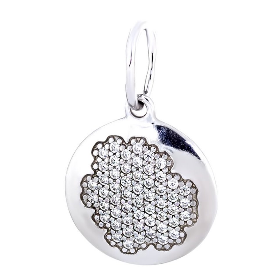 Підвіс 871 цирконій білий Rh Timofeev