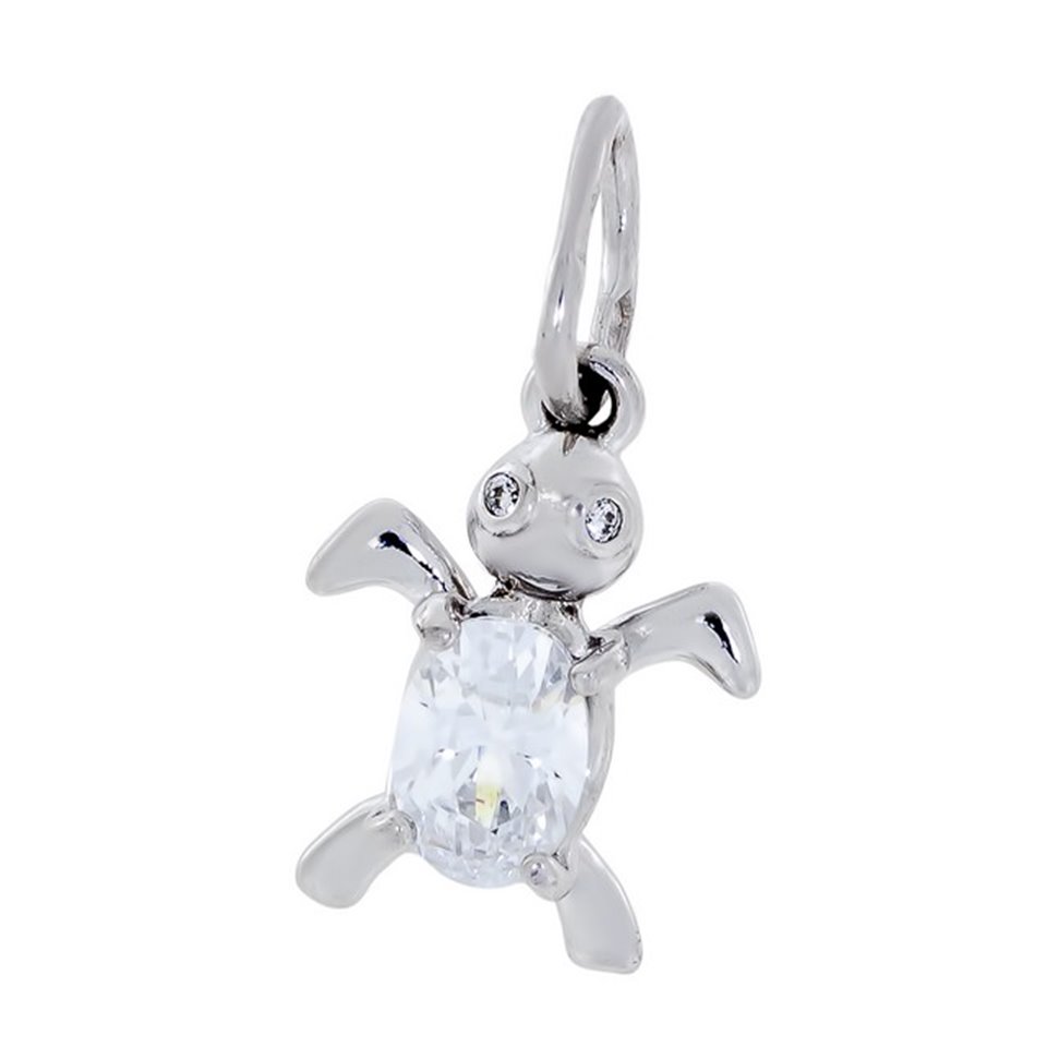 Підвіс 664 цирконій білий Rh Timofeev