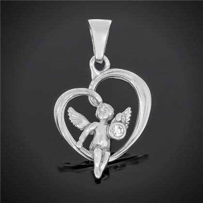 Підвіс 556(2) цирконій білий Rh Timofeev