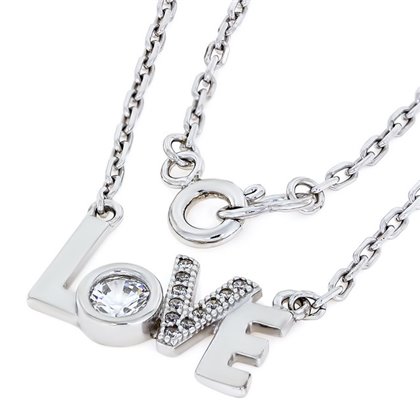 Кольє 841 цирконій білий Rh Timofeev