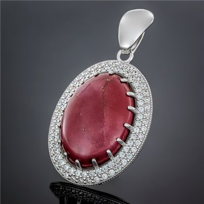 Підвіс 476 яшма імітація Rh Timofeev