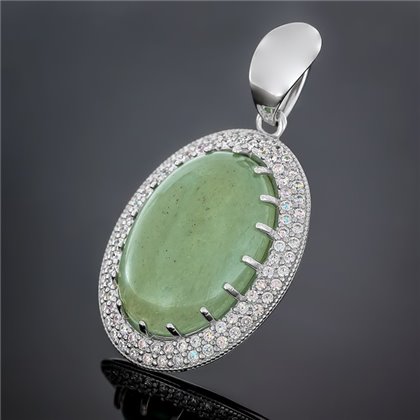 Підвіс 476 авантюрин зелений Rh Timofeev