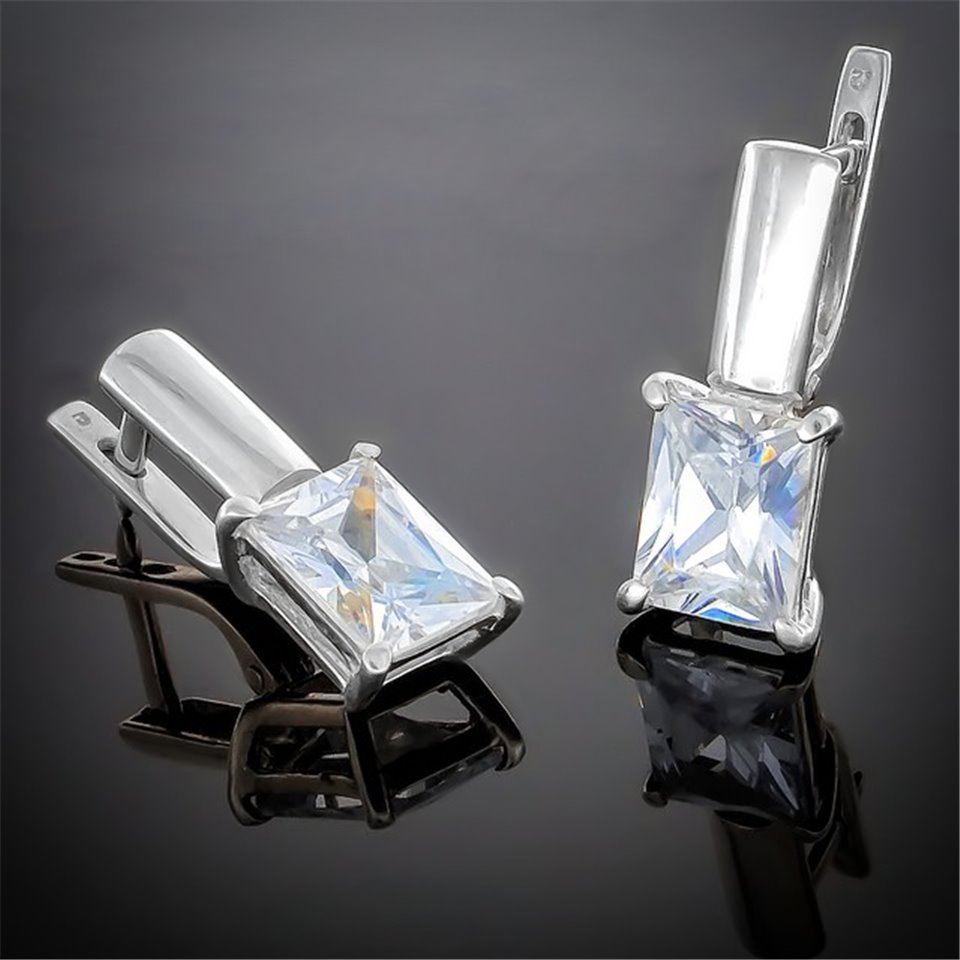 Сережки 117 циркон. Timofeev