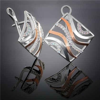 Сережки 364 Rh Timofeev