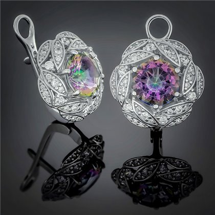 Сережки 454 альпініт містік Rh Timofeev