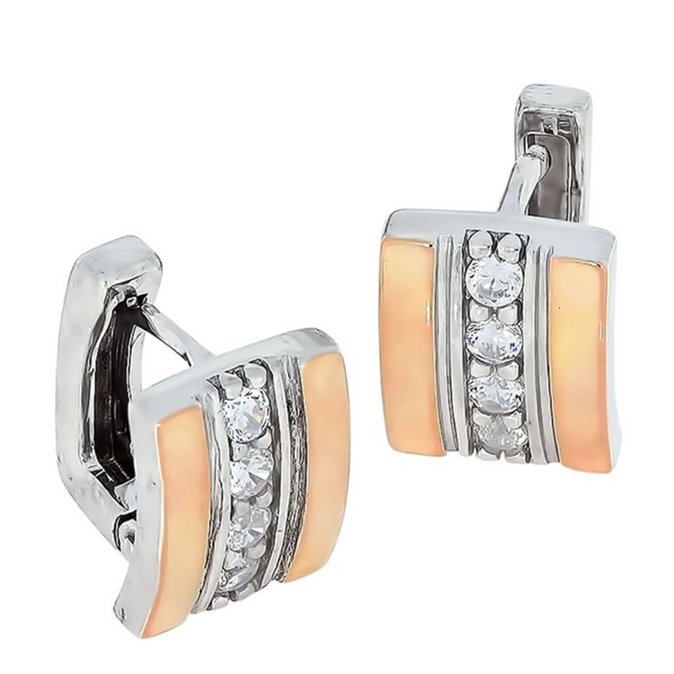 Сережки 843 цирконій білий Timofeev