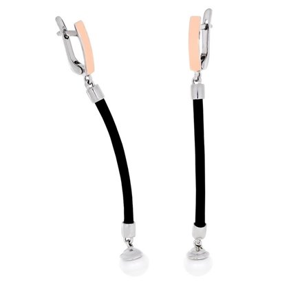 Сережки 669 перлина біла Rh Timofeev