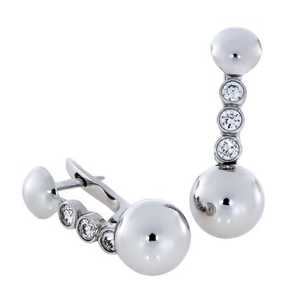 Сережки 900 Rh Timofeev
