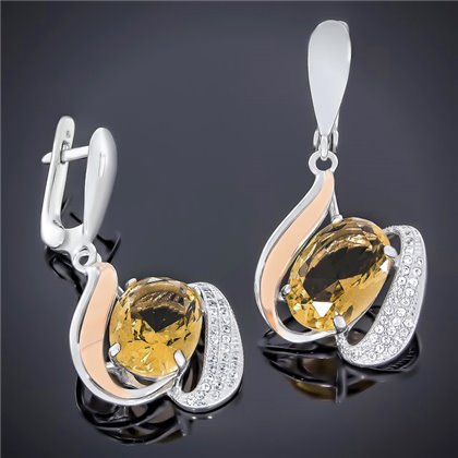 Сережки 509 альпініт шампань Rh Timofeev