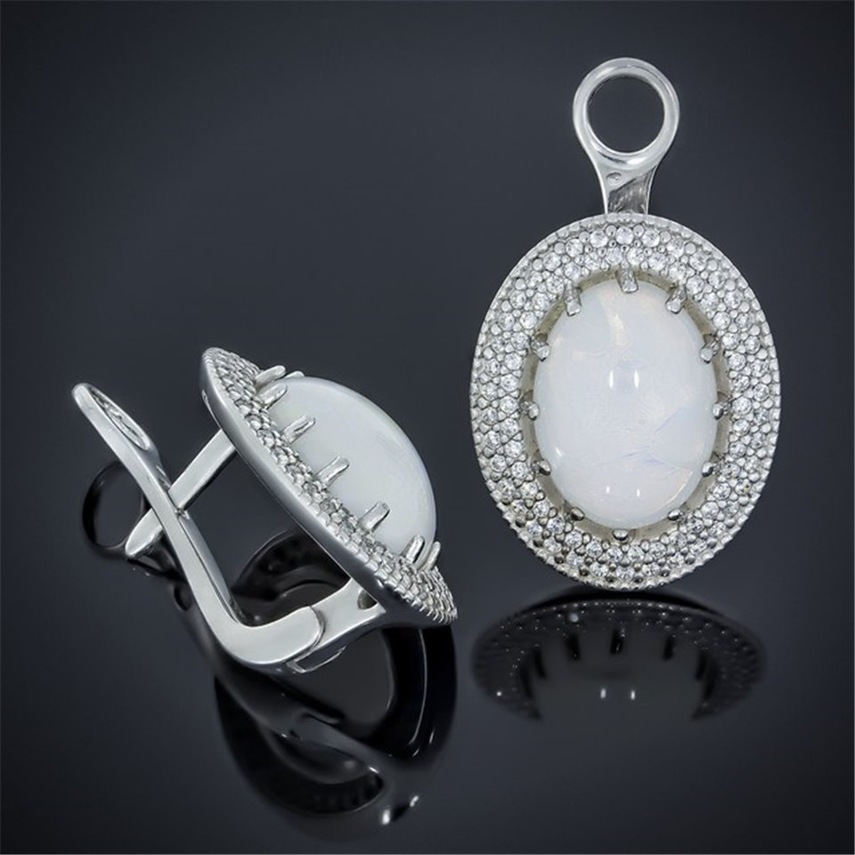 Сережки 476 кохалонг Rh Timofeev