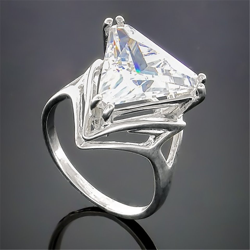 Перстень 132 білий Rh Timofeev