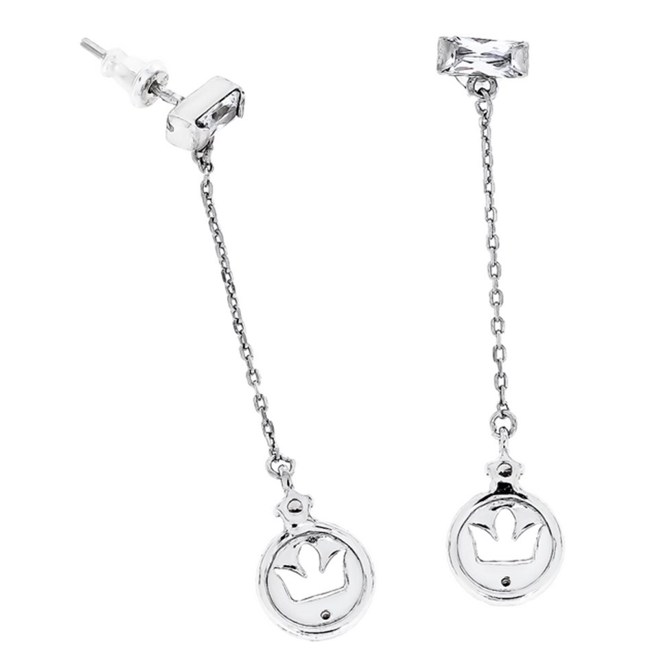 Сережки 913 цирконій білий Rh Timofeev