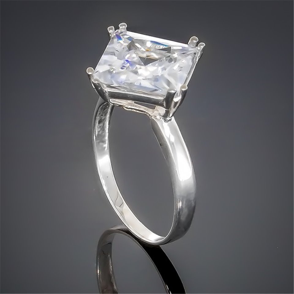 Перстень 136 білий Rh Timofeev