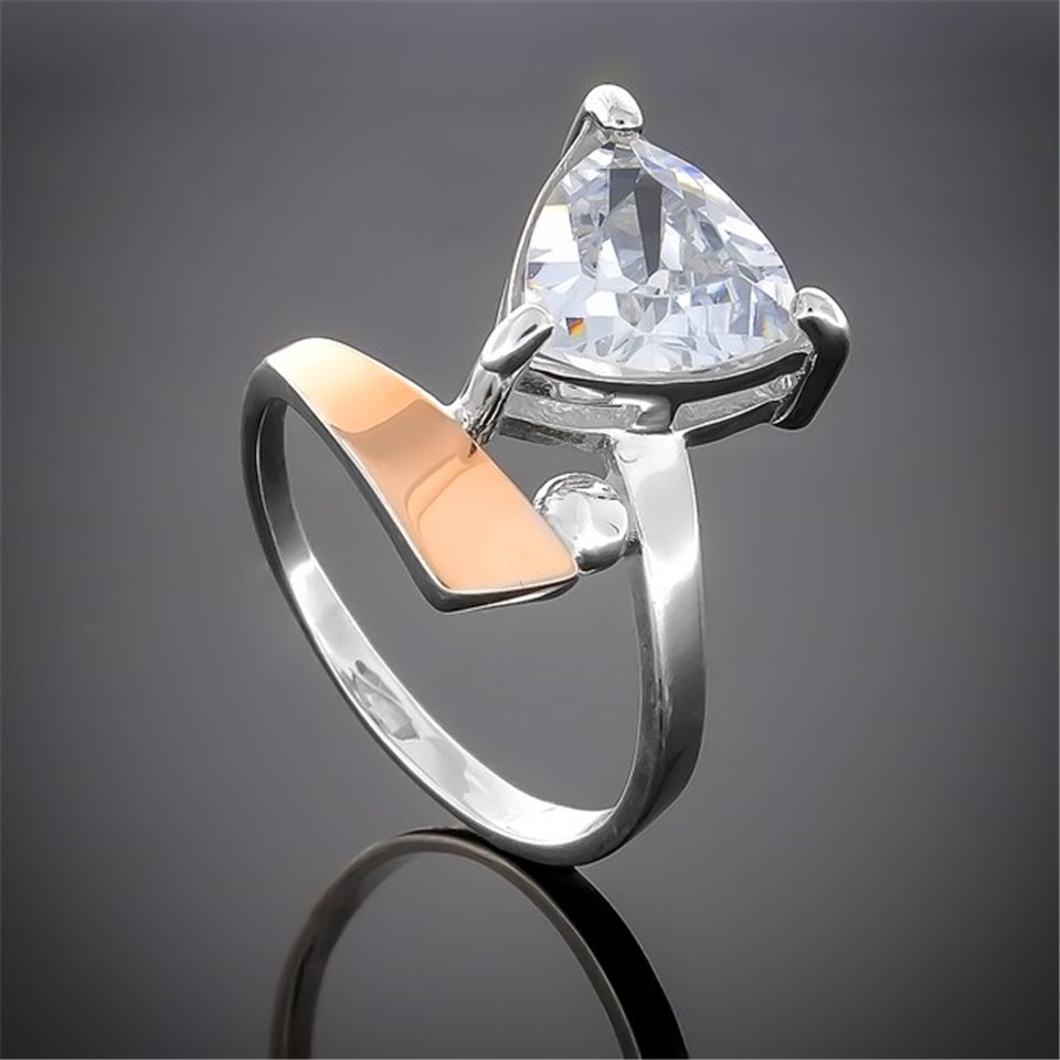 Перстень 146 білий Rh Timofeev