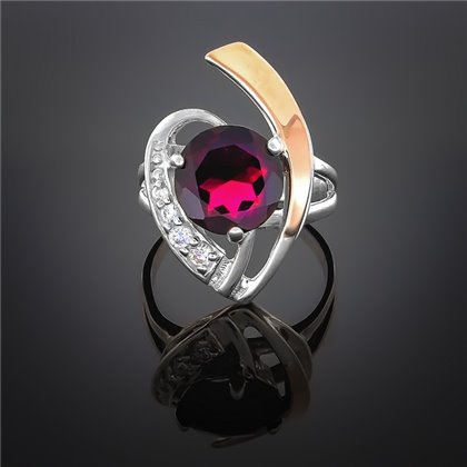 Перстень 179 гранат Rh Timofeev