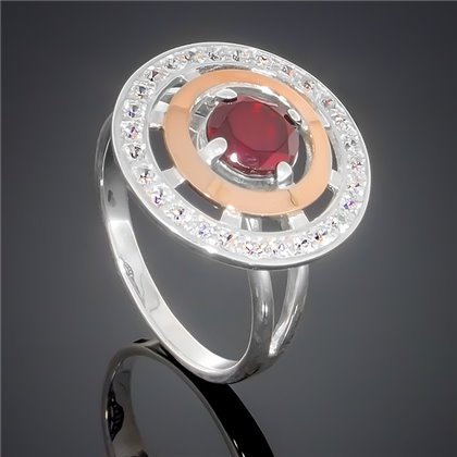 Перстень 182 гранат Rh Timofeev