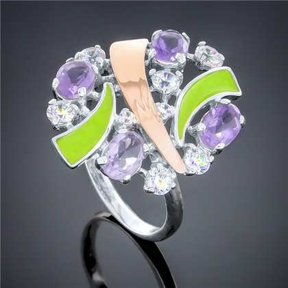 Перстень 195 аметист Rh Timofeev