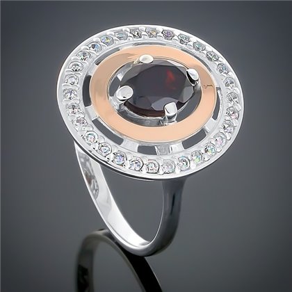 Перстень 272 гранат Rh Timofeev
