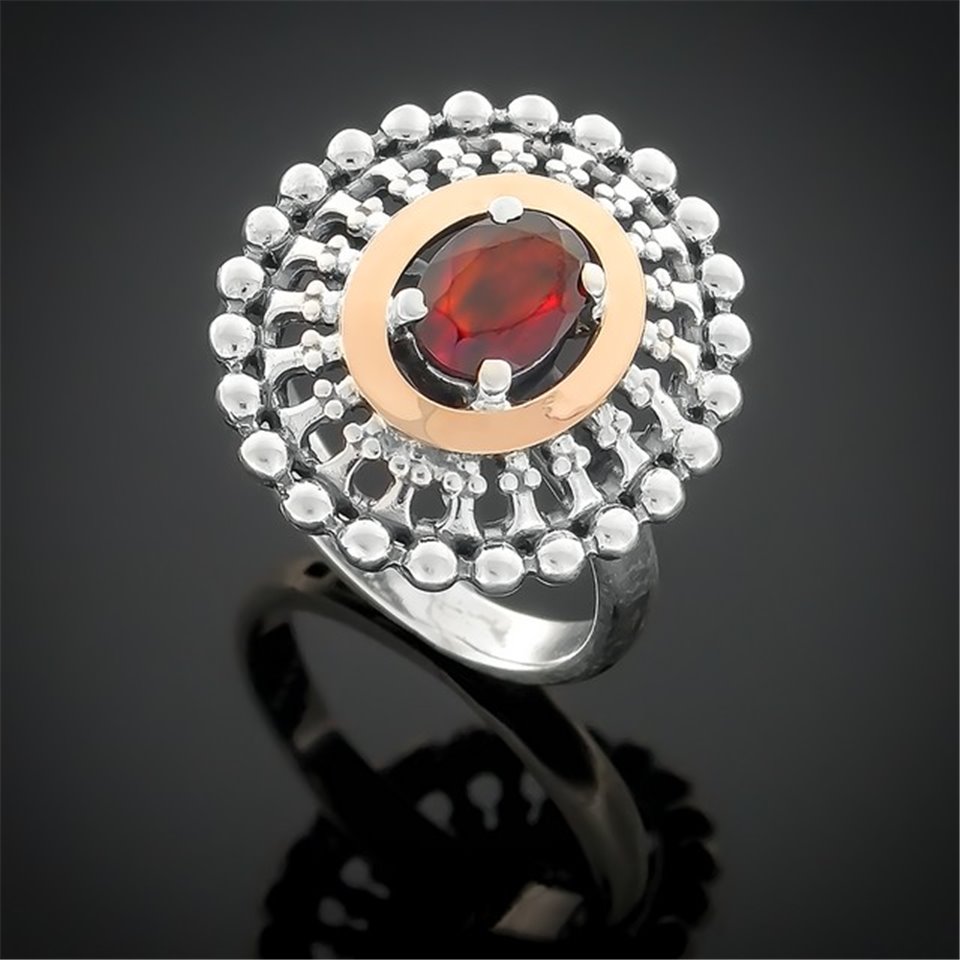 Перстень 274 гранат Timofeev