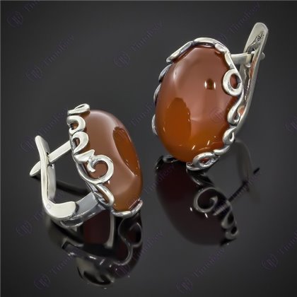 Сережки 592 сердолік Timofeev