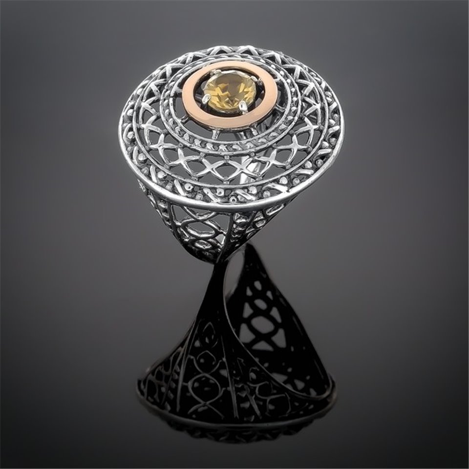 Перстень 352 цитрин Timofeev