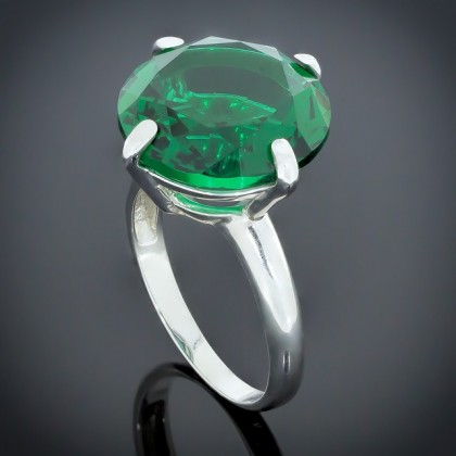 Перстень 129 альпініт зелений Rh Timofeev