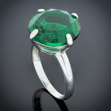 Перстень 129 альпініт зелений Rh Timofeev