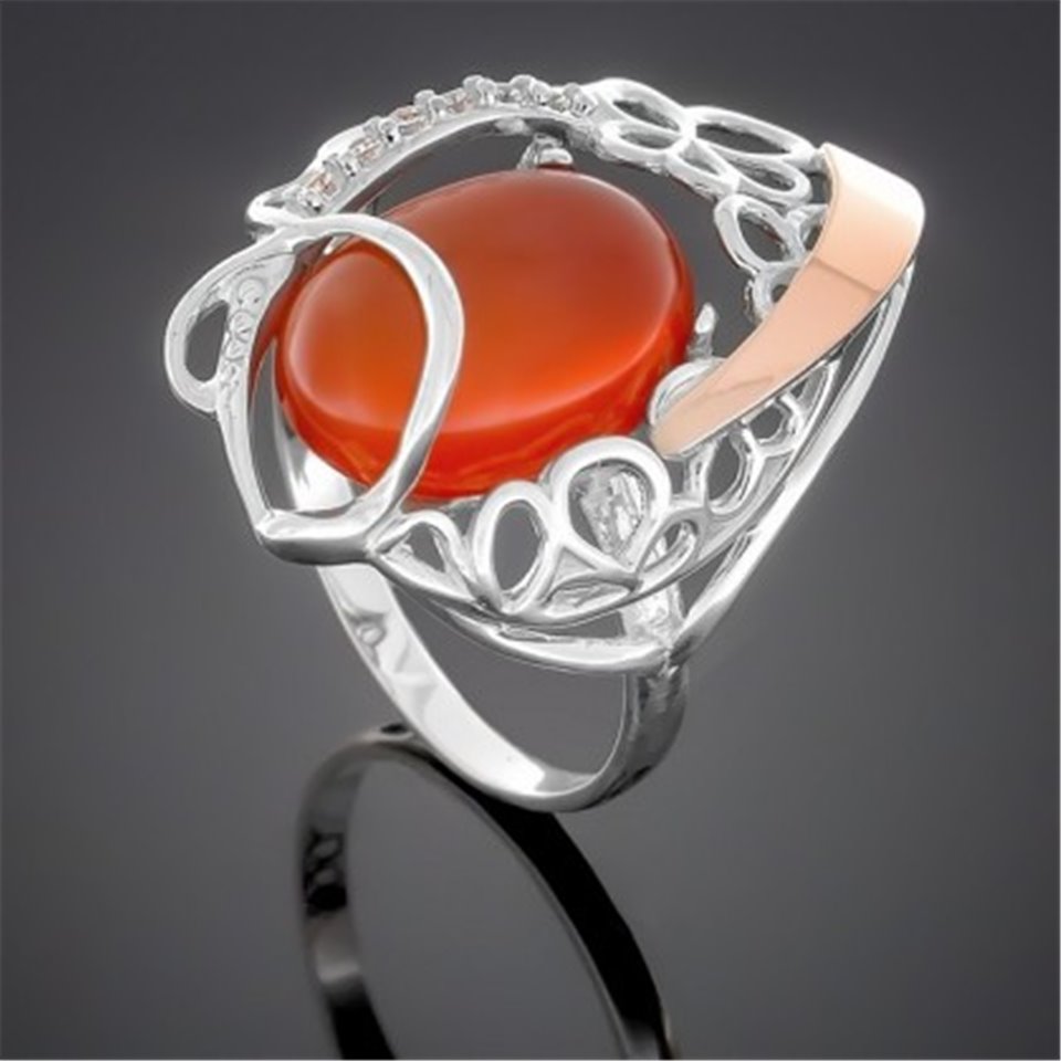 Перстень 316 сердолік Rh Timofeev