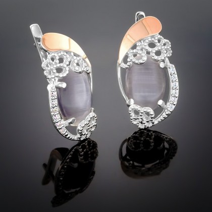 Сережки 318 улексит Rh Timofeev