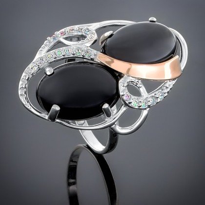 Перстень 317 онікс Rh Timofeev