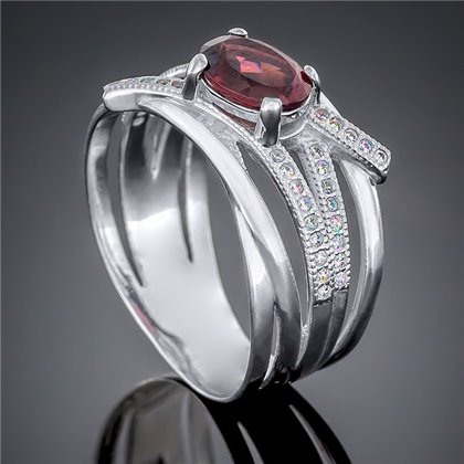 Перстень 497 гранат Rh Timofeev