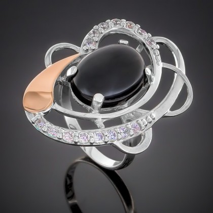 Перстень 308 онікс Rh Timofeev