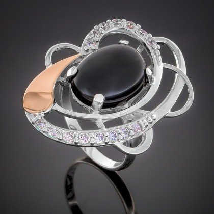 Перстень 308 онікс Rh Timofeev