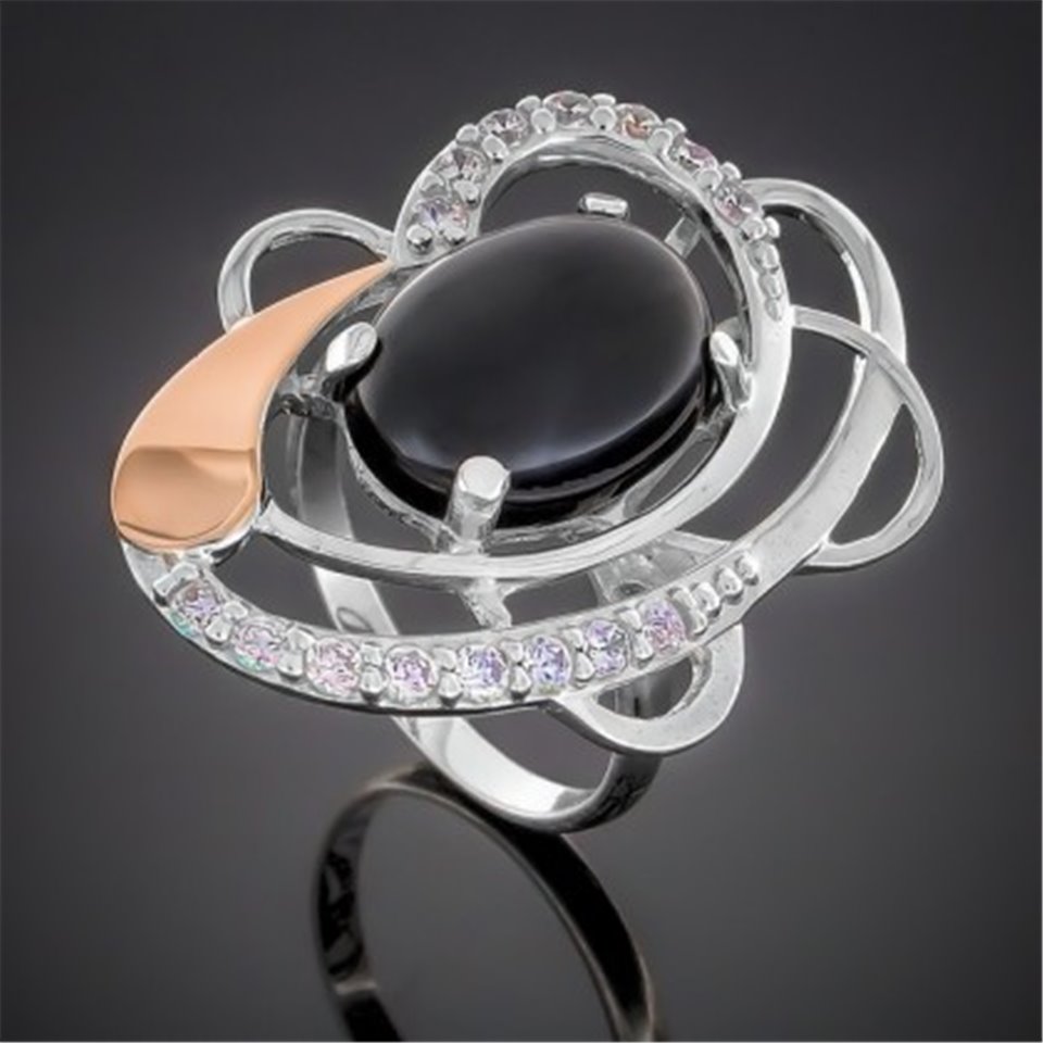 Перстень 308 онікс Rh Timofeev